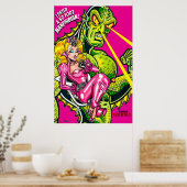 Vana DeVinyl™/I Dated a 50 Foot Manphibian! Poster (Keuken)