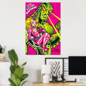 Vana DeVinyl™/I Dated a 50 Foot Manphibian! Poster (Thuiskantoor)