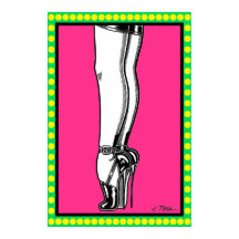 Vana DeVinyl™/Kousen en hoge hakken Poster