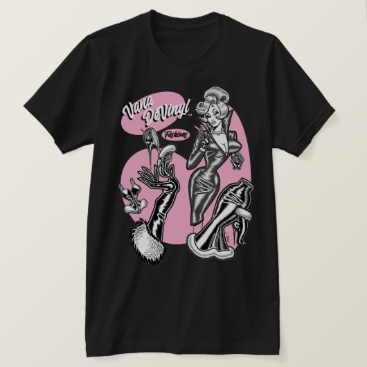 Vana DeVinyl™ Modes T-shirt (Design voorkant)