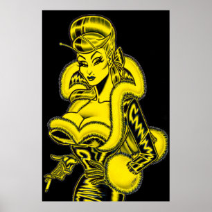 Vana DeVinyl™/PVC en Fun Fur Poster