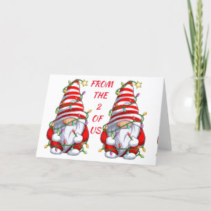 VANAF DE 2 VAN US=WISHES VAN JOY HOLIDAY CARD FEESTDAGEN KAART