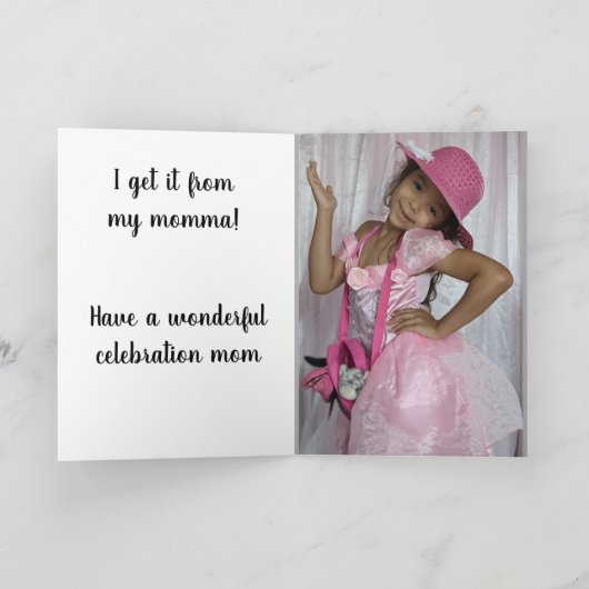 VANAF DE DAUGHTER-MOEDERDAG KAART (Binnen)