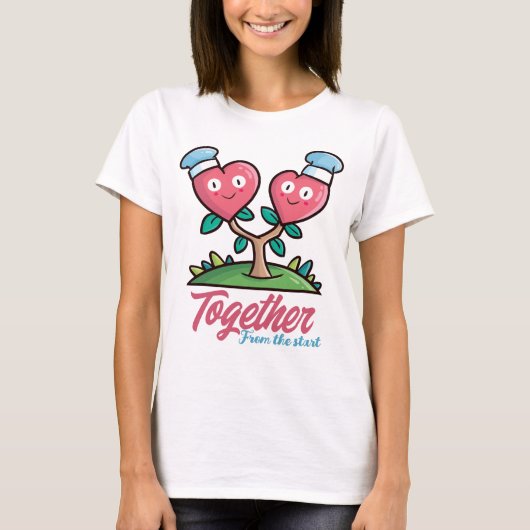 vanaf het begin t-shirt (Voorkant)