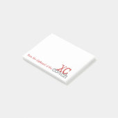 Vanaf het Klembord XC Coach Cross Country Running Post-it® Notes (Schuin)