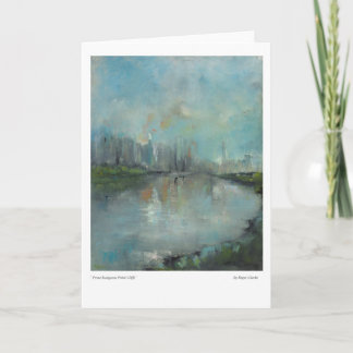 Vanaf Kangaroo Point Cliffs gevouwen Wenskaart Kaart