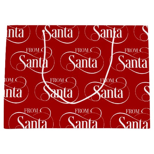 Vanaf kerstfeestdag in Santa Claus Groot Cadeauzakje (Voorkant)