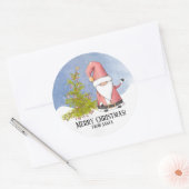 Vanaf Kerstkerstkerstkerstkerstperiode Ronde Sticker (Envelop)