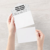 Vanaf nul herontwerpen & maak je eigen all in one uitnodiging (Afscheurbaar)