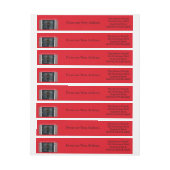 Vanaf ons nieuwe adres kerstmis (Vel)