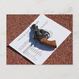 Vanaf Pistool-2008 T.R.A.C.K. Leef! Briefkaart