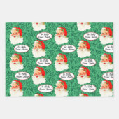 Vanaf Santa Add Child's Name 3 Personal Kerstmis Inpakpapier Vel (Voorkant)