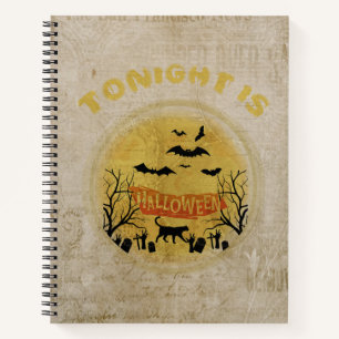 Vanavond is Halloween Notitieboek