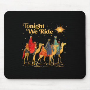 Vanavond rijden we met Kerstmis mannen met kameel Muismat