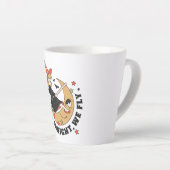 Vanavond vliegen we schattige heks latte mok (Rechterhoek)