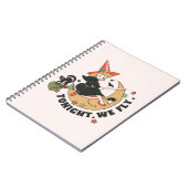 Vanavond vliegen we schattige heks notitieboek (Linkerzijde)