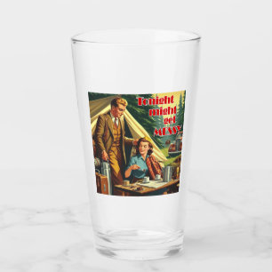 Vanavond wordt misschien rommelig kamperen glas