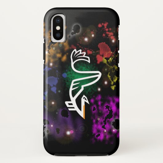 VanBird Prismatic Case-Mate iPhone Case (Achterkant)