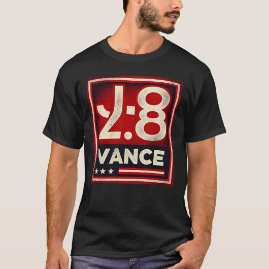 Vance 2028 J.D Vance Campagneondersteuning T-shirt (Voorkant)