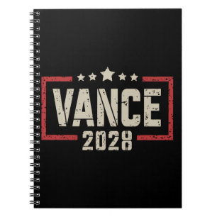 Vance 2028 President Verkiezingscampagne Amerikaan Notitieboek