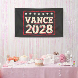 Vance 2028 voor president verkiezing Trump Republi Spandoek