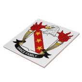 Vance Family Crest Tegeltje (Zijkant)