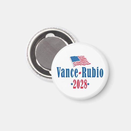 Vance Rubio 2028 (flag) Magneet (Voorkant / Achterkant)