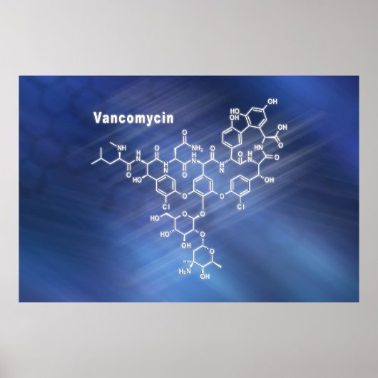 Vancomycine-antibioticum Poster (Voorkant)