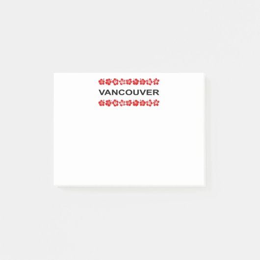 Vancouver Aloha Bands Lichtkleur Post-it® Notes (Voorkant)