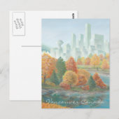 Vancouver Art Briefkaart Vancouver Totem Pole Pain (Voorkant / Achterkant)