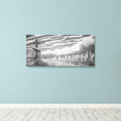 Vancouver Art-Prints Vancouver-Prints Canvas Afdruk (Insitu (Houten vloer))