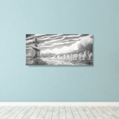 Vancouver Art-Prints Vancouver-Prints Canvas Afdruk (Insitu (Houten vloer))