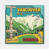 Vancouver B.C. Magnet Magneet (Voorkant)