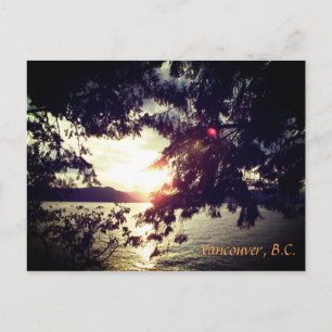 Vancouver, B.C. Sunset Briefkaart