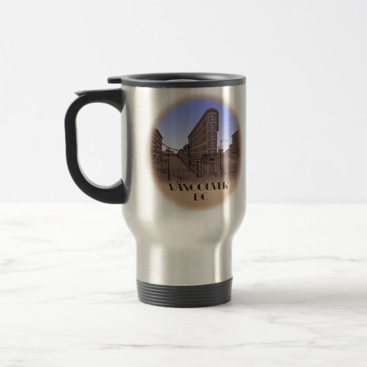 Vancouver BC Canada Coffee Cup Souvenir Travel Mug (Gauche)
