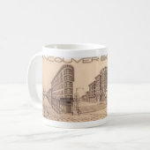 Vancouver BC Canada Coffee Cups Mokken en bril (Voorkant links)