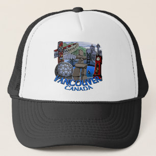 Vancouver BC Casquette Cartes et Casquettes de cam