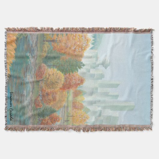 Vancouver Blanket Vancouver Skyline Art Souvenirs Deken (Voorkant)