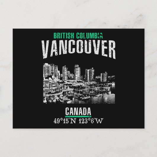 Vancouver Briefkaart (Voorkant)