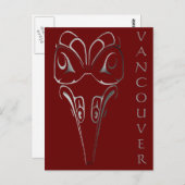 Vancouver Briefkaarten Totem Pole Landmarks Art Ca (Voorkant / Achterkant)