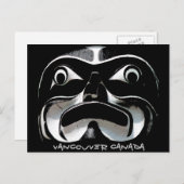 Vancouver Briefkaarten Totem Pole & Landmarks Kaar (Voorkant / Achterkant)