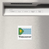 Vancouver, Brits-Columbia vlag Magneet (Insitu (Vaatwasser))