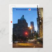 Vancouver by Night Briefkaart (Voorkant / Achterkant)