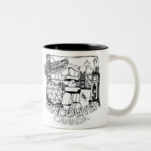Vancouver C.-B. Canada Tasses à café Mugs & Lunett