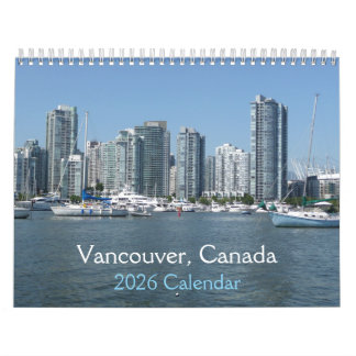 Vancouver, Canada 2026 Agenda Kalender
