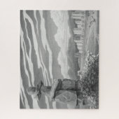 Vancouver Canada Art Puzzles - Inukshuk Art Gifts (Vertical)