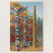 Vancouver Canada Art Puzzles - Twee werelden Legpuzzel (Verticaal)
