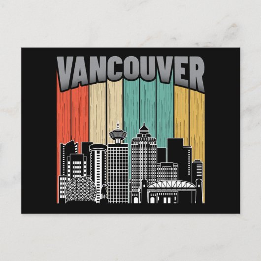 Vancouver Canada Briefkaart (Voorkant)