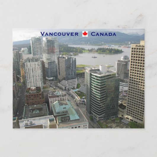 Vancouver Canada Briefkaart (Voorkant)