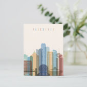 Vancouver, Canada | City Skyline Briefkaart (Staand voorkant)